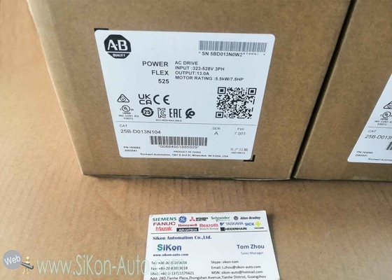 25B-D013N104 Allen Bradley Inverter 25BD013N104 PowerFlex 525 5.5kW (7.5Hp) AC Drive