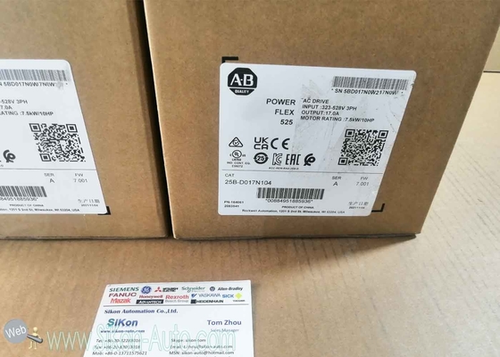 25B-D017N104  Allen Bradley Inverter 25BD017N104  PowerFlex 525 7.5kW (10Hp) AC Drive