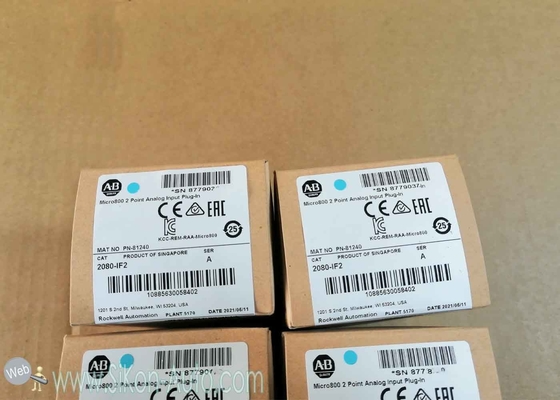 2080-IF2 Allen Bradley Scanner Plug-In 2080IF2 Micro800 2 Point Analog Input Plug-In