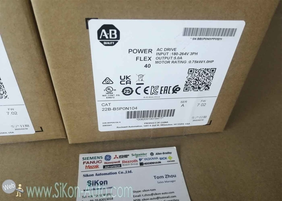 22B-B5P0N104 Allen Bradley Inverter 22BB5P0N104  PowerFlex 40- 0.75 kW (1 HP) AC Drive