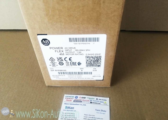 22F-B1P6N103 Allen Bradley Inverter 22FB1P6N103 PowerFlex 4M- 0.2 kW (0.25 HP) AC Drive