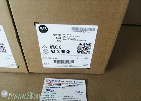 25B-B024N104  Allen Bradley Inverter  25BB024N104  PowerFlex 525 5.5kW (7.5Hp) AC Drive