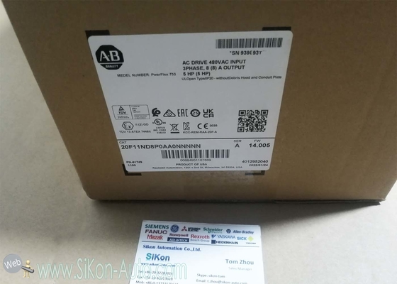 20F11ND8P0AA0NNNNN Allen Bradley PLC module 20F11ND8P0AA0NNNNN PowerFlex Air Cooled 753 AC Drive