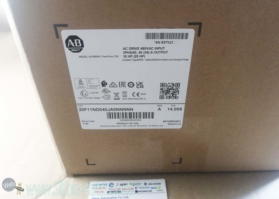 20F11ND040JA0NNNNN Allen Bradley PLC module 20F11ND040JA0NNNNN PowerFlex Air Cooled 753 AC Drive