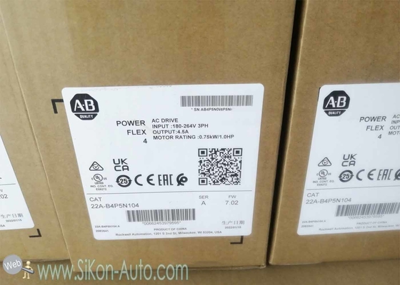 22A-B4P5N104 Allen Bradley Inverter 22AB4P5N104  PowerFlex 4- 0.75 kW (1 HP) AC Drive