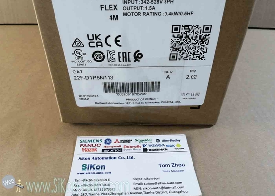 22F-D1P5N113 Allen Bradley Inverter 22FD1P5N113  PowerFlex 4M- 0.4 kW (0.5 HP) AC Drive