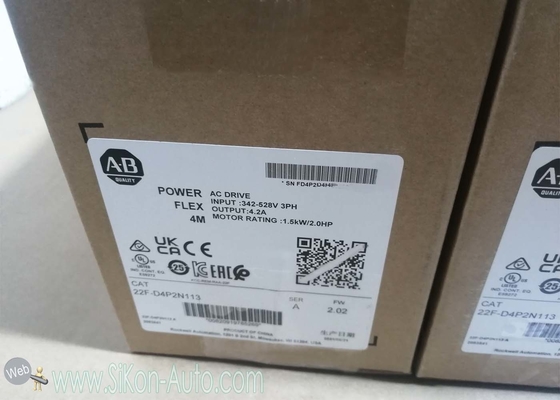 22F-D4P2N113  Allen Bradley Inverter  22FD4P2N113 PowerFlex 4M- 1.5 kW (2 HP) AC Drive