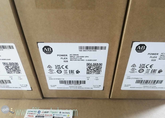 25B-D1P4N114 Allen Bradley Inverter 25BD1P4N114  PowerFlex 525 0.4kW (0.5Hp) AC Drive