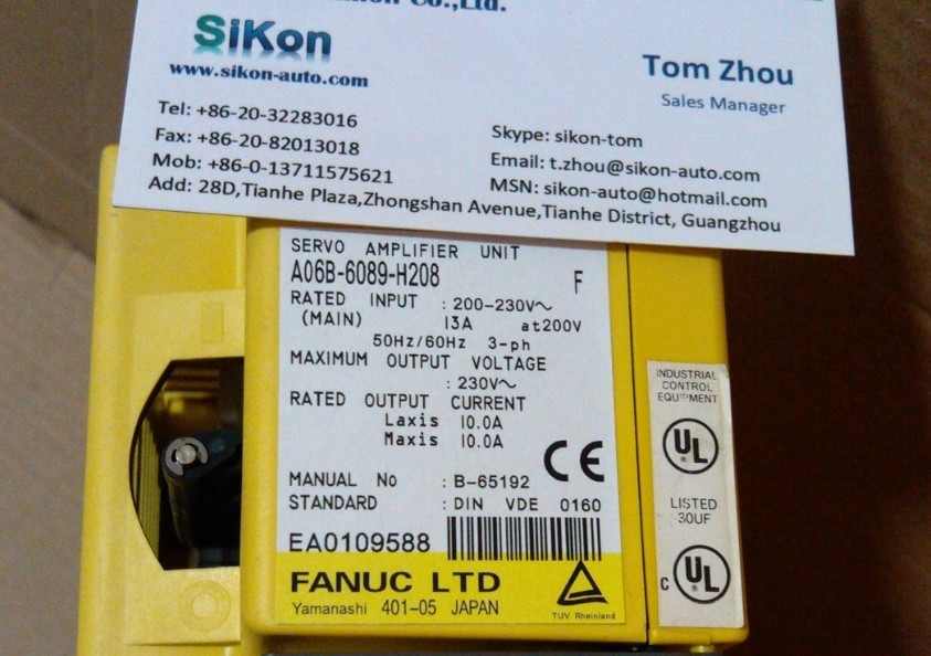 FANUC A06B-6089-H208 Servo Amplifier Unit