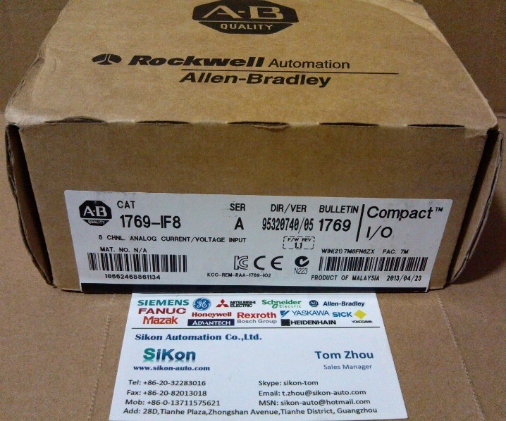 Allen-Bradley 1769-IF8 CompactLogix 8 Point Analog Input Module
