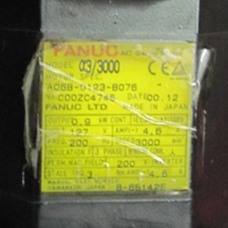 A06B-0123-B076 Fanuc AC Servo Motor A06B0123B076 Used