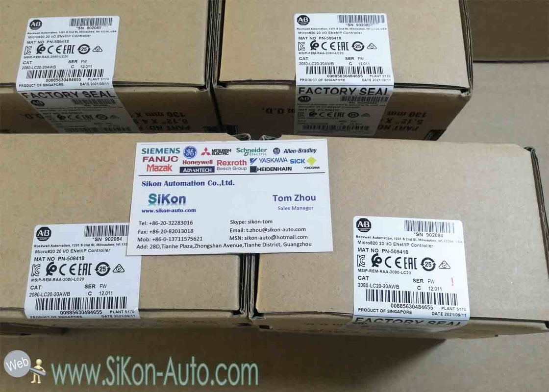 2080-LC20-20AWB Allen Bradley PLC module 2080LC2020AWB Micro820 20 I/O ENet/IP Controller