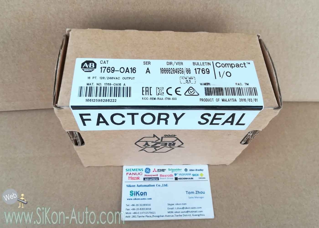 1769-OA16 Allen Bradley PLC module 1769OA16 CompactLogix 16 Pt 240VAC D/O Module
