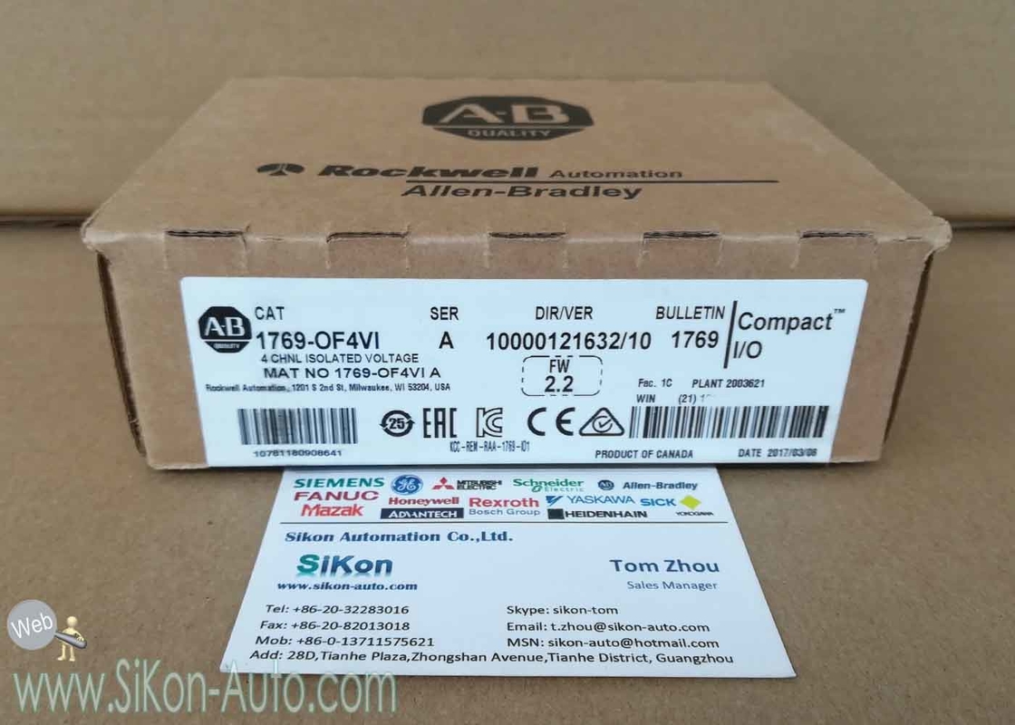 1769-OF4VI Allen Bradley PLC module 1769OF4VI CompactLogix 16 Pt A/I Current Module