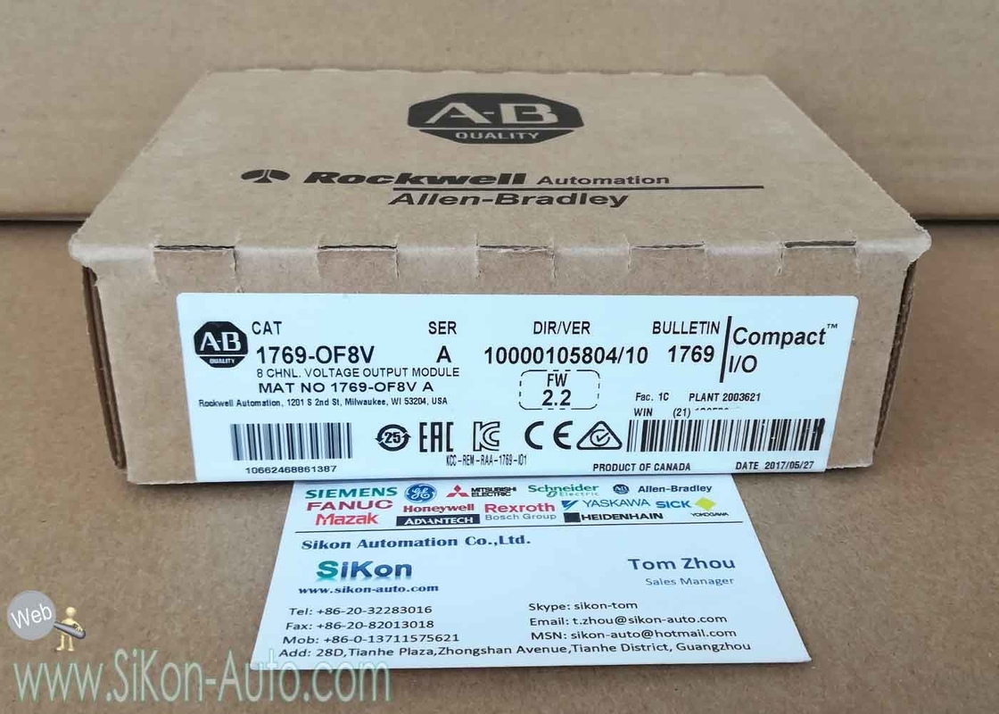 1769-OF8V Allen Bradley PLC module 1769OF8V CompactLogix 8 Pt A/O Voltage Module